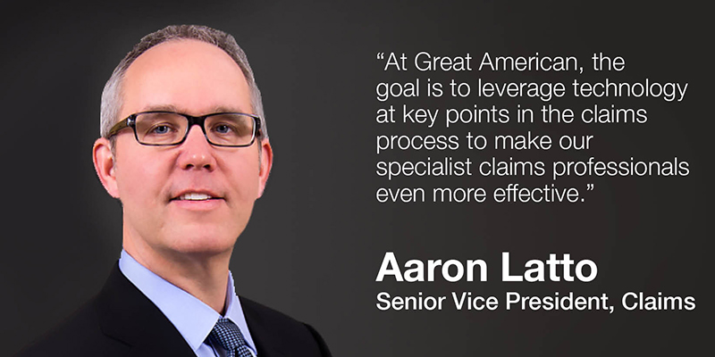 Aaron Latto, Senior Vice President, Claims, Executive Portrait