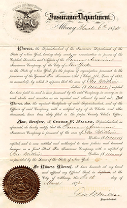 NY Insurance Department 1872