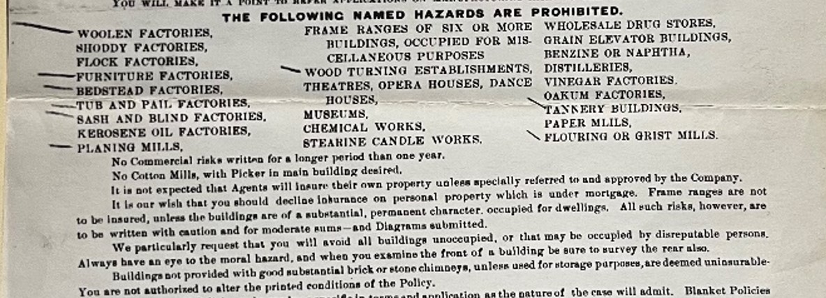 Letter signed by President William Heins