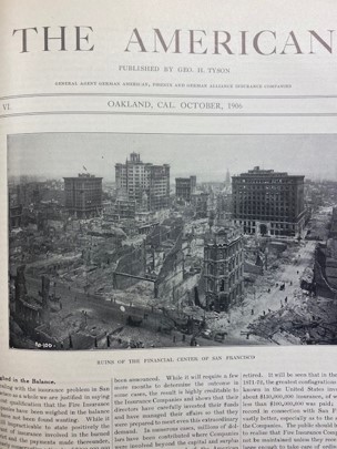 San Fransico Earthquake Newspaper