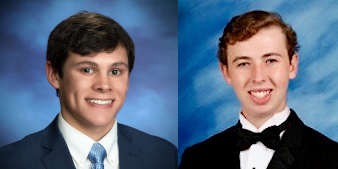 AFG Scholarship recipients, Alex Ballman (left) and Jack Reynolds (right)