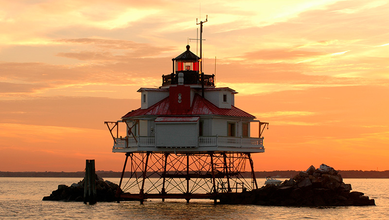 Thomas Point Chesapeake Bay lighthouse