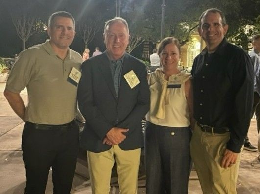 Man volunteering at food bank