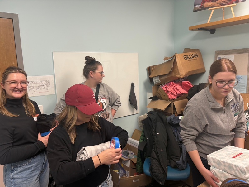 Group of individuals volunteering