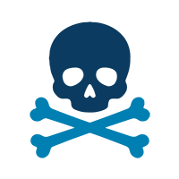skull and cross bones
