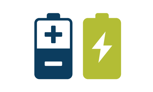 Disposal of Electric Batteries and Other Waste icon