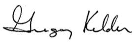 Greg Kelder Signature
