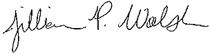 Jillian Walsh Signature