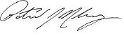 Patrick Mahoney Signature