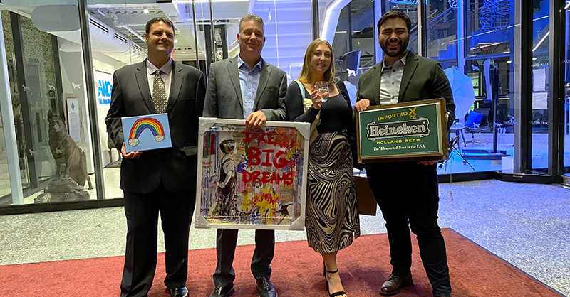 From Left to Right: Rich Viglianese, Eric McCabe, Allie Kaltenbach, Walter Holm