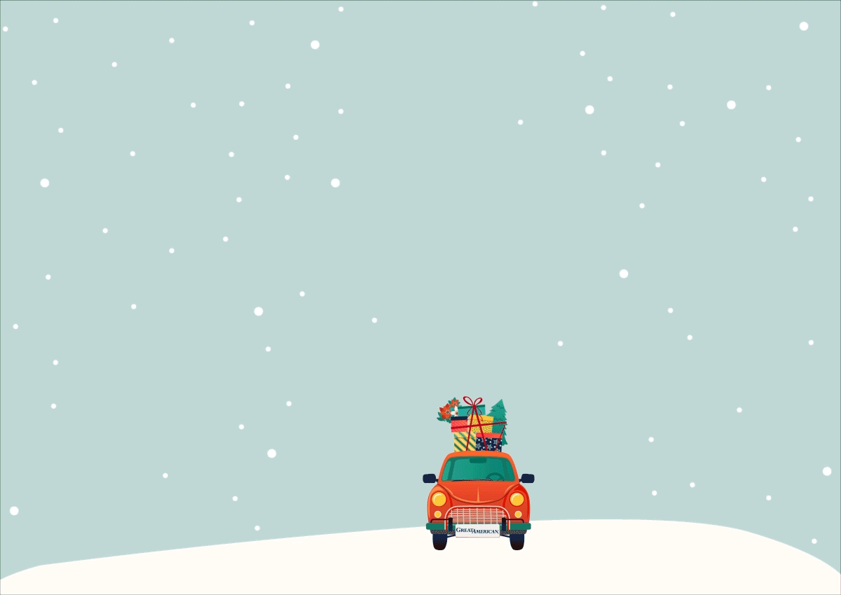 Holly Jolly Holiday Card Animation