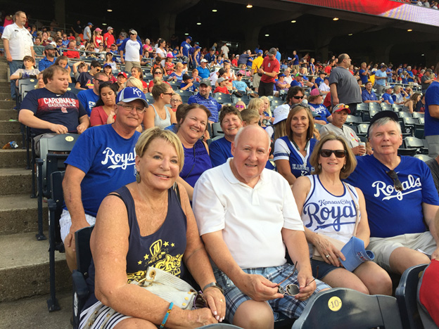 Bovard Insurance Group with Theresa Winter at Kansas City Royals game