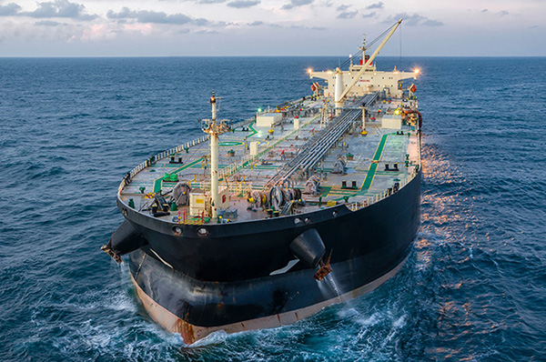 Large boat on water