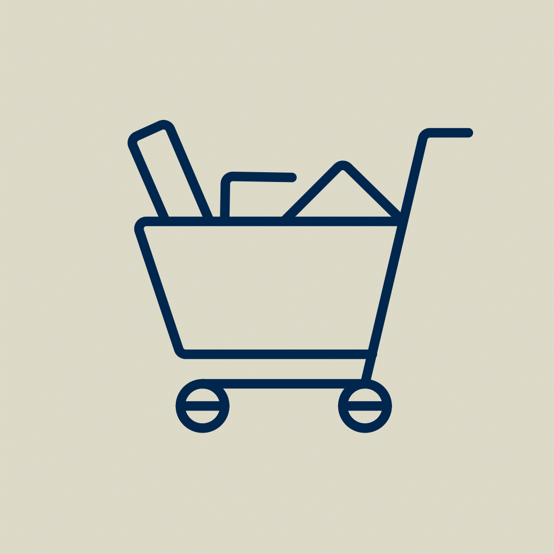 animated shopping cart
